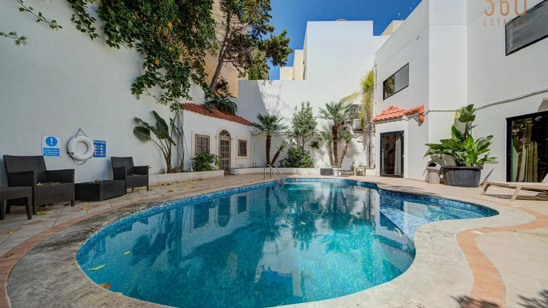 Bungalow Home With Stunning Pool Area In St'Julians By 360 Estates Saint Julian's