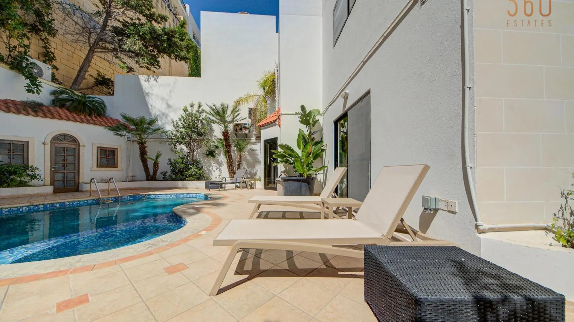 Bungalow Home With Stunning Pool Area In St'Julians By 360 Estates Saint Julian's